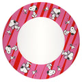 Motivteller Snoopy Neon, Ø 23 cm, 10 Stück, rosa/weiß BRAUN + COMPANY 3700-26114 BRAUN + COMPANY 3700-26114 D23cm