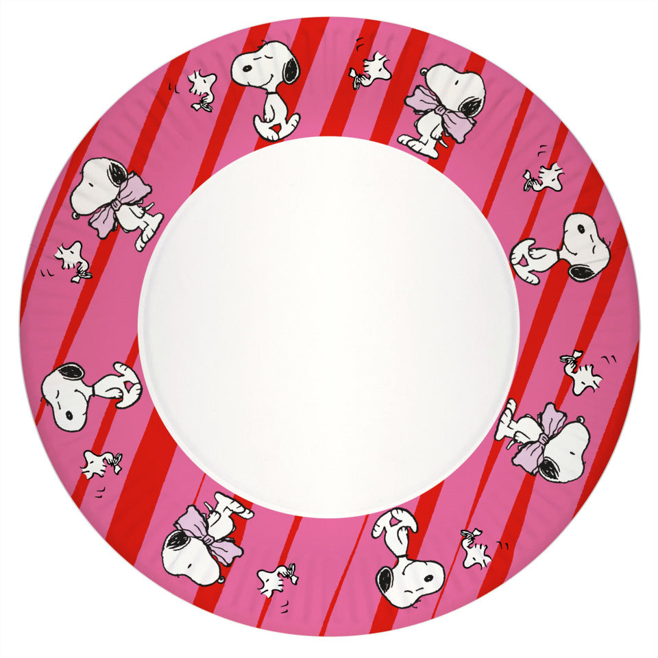 Motivteller Snoopy Neon, Ø 23 cm, 10 Stück, rosa/weiß BRAUN + COMPANY 3700-26114 BRAUN + COMPANY 3700-26114 D23cm