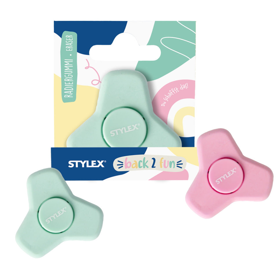 Radiergummi Back2Fun Kollektion Fidget Spinner STYLEX 57001 STYLEX 57001 Time2Fun Kollektion