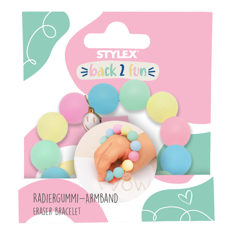 Radiergummi-Armband Back2Fun Kollektion STYLEX 57011 STYLEX 57011 Time2Fun Kollektion