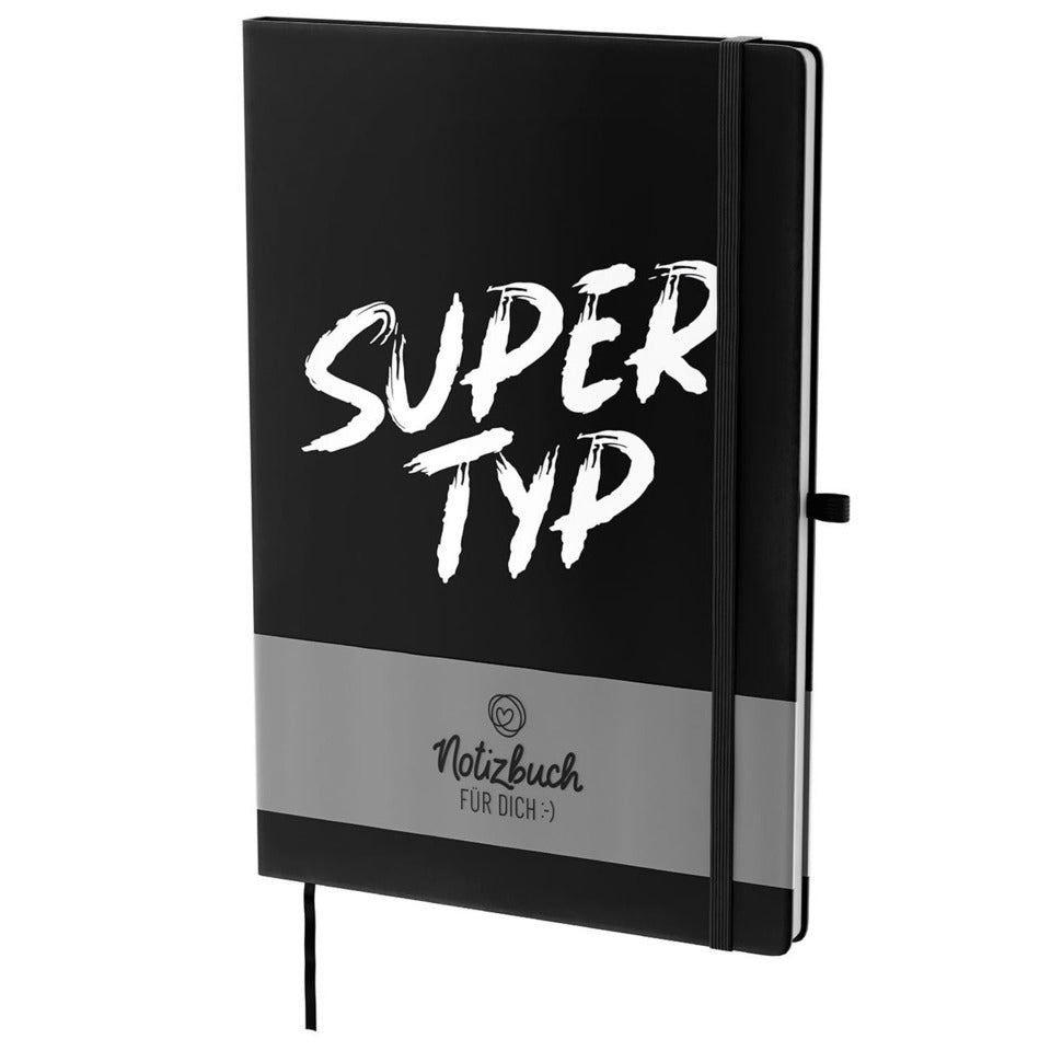 Notizbuch Manntastisch - Supertyp, A5, 96 Blatt, liniert FÜR DICH 197303 FÜR DICH 197303 A5 liniert  A5
