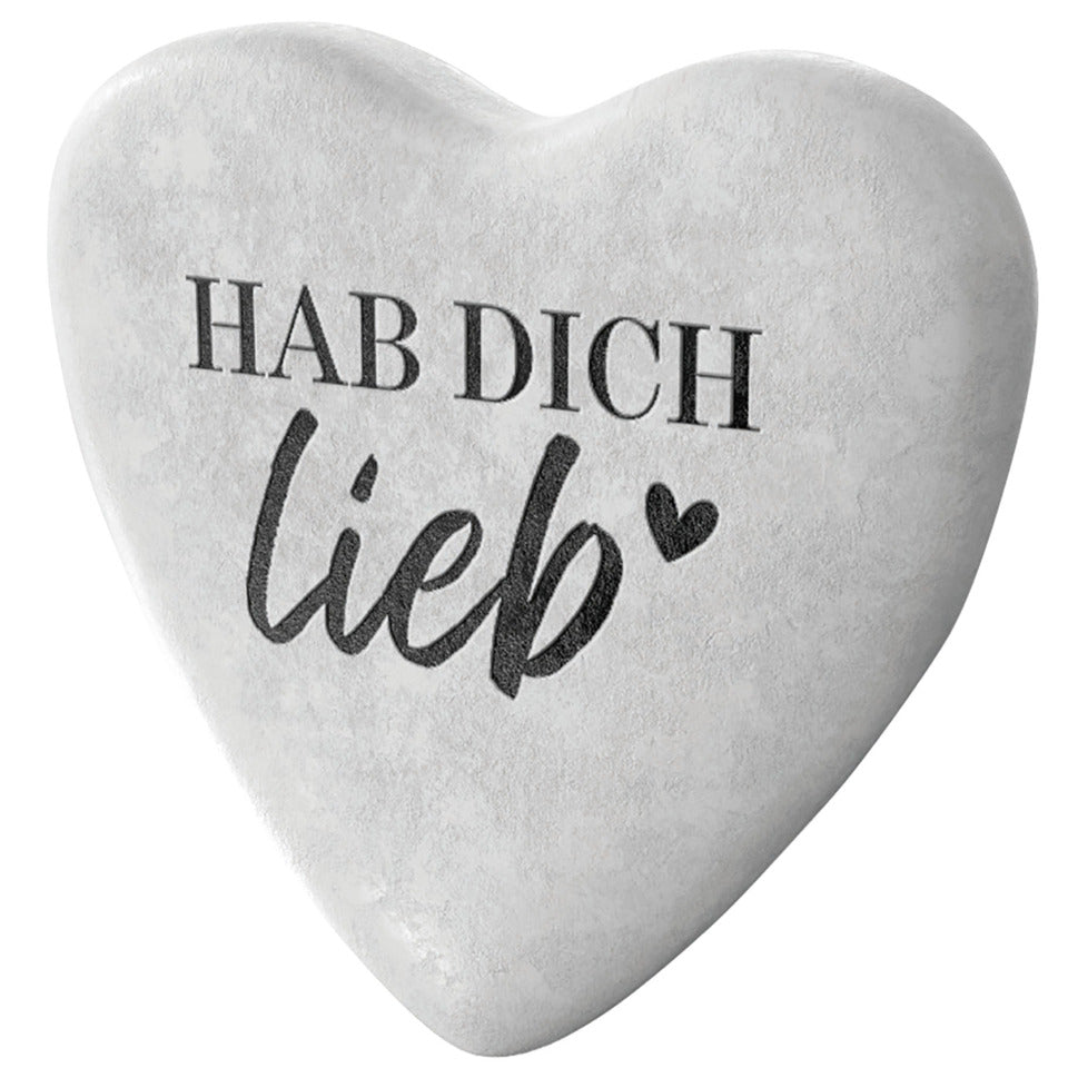 Handschmeichler Hab dich lieb, 6 x 4 cm, sortiert FÜR DICH 810210 FÜR DICH 810210 6x4cm