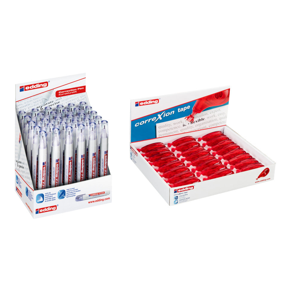 Thekendisplay Korrekturstift, 1,2 mm, 54 Stück, sortiert EDDING 4-52604 EDDING 4-52604 Korrigieren