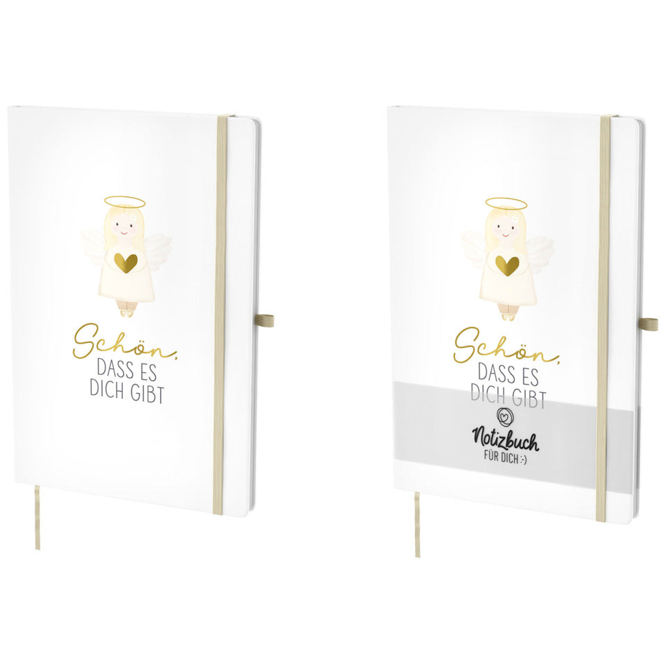 Notizbuch Liebe Wünsche Engel - Schön, dass es Dich gibt, A5, 96 Seiten, liniert FÜR DICH 197791 FÜR DICH 197791 A5 liniert