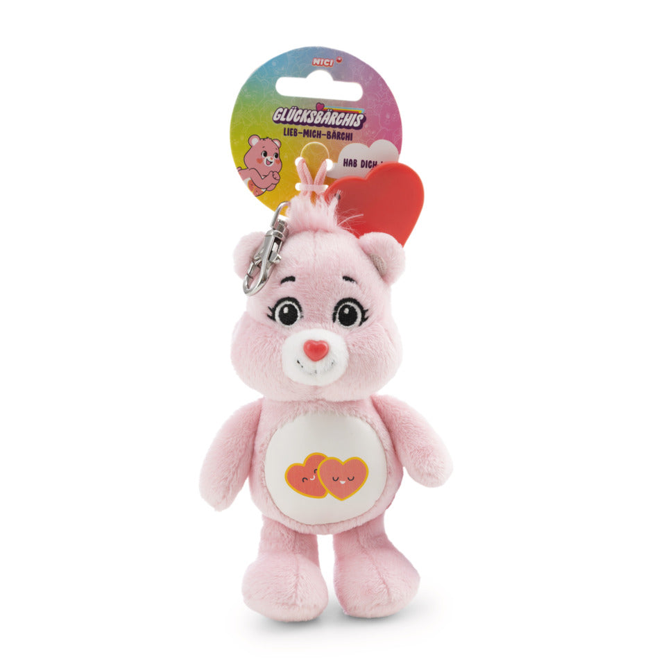 Taschenanhänger Glücksbärchis, 15 cm, 4 Designs, 16 Stück CARE BEARS 62800 NICI 62800 4 Designs 16 Stück