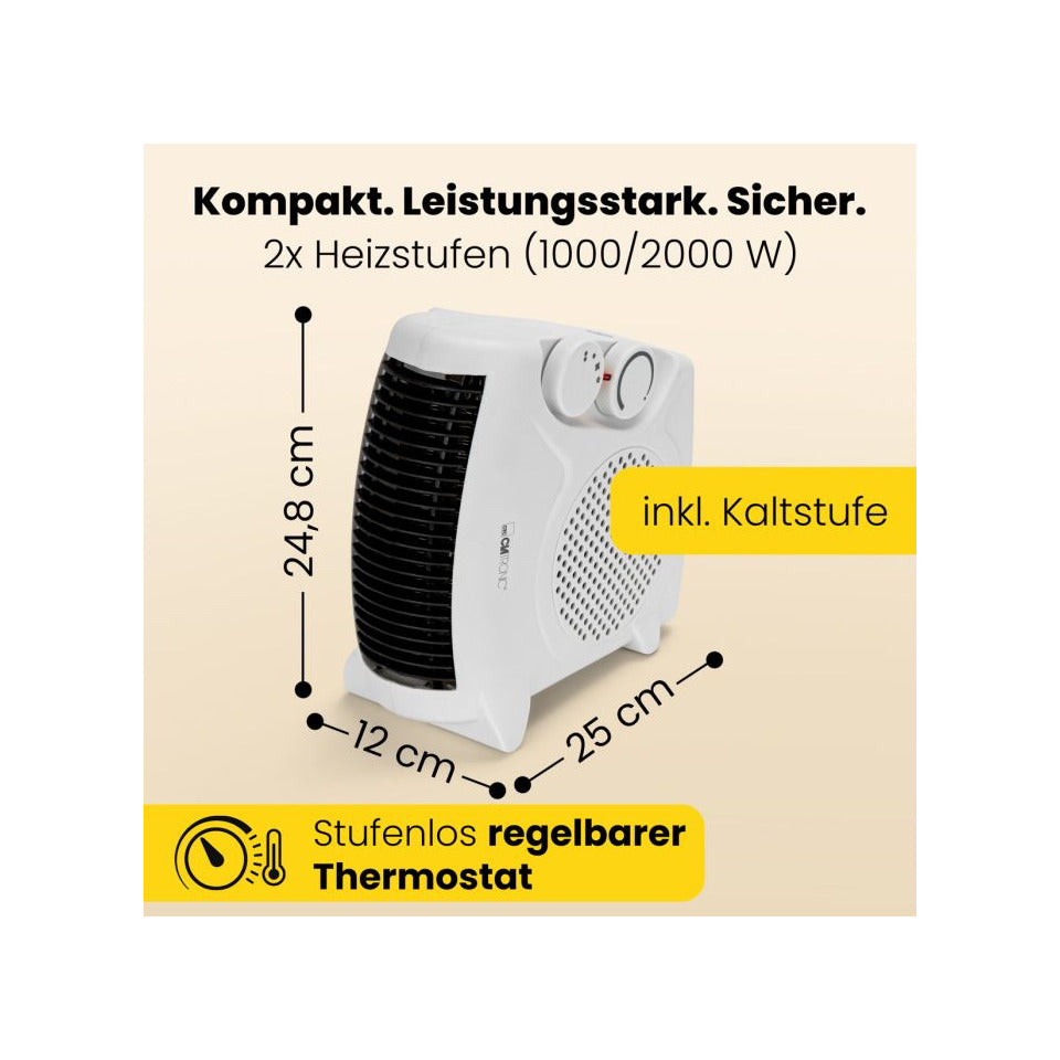 Heizlüfter HL 3838, weiß CLATRONIC 264843
