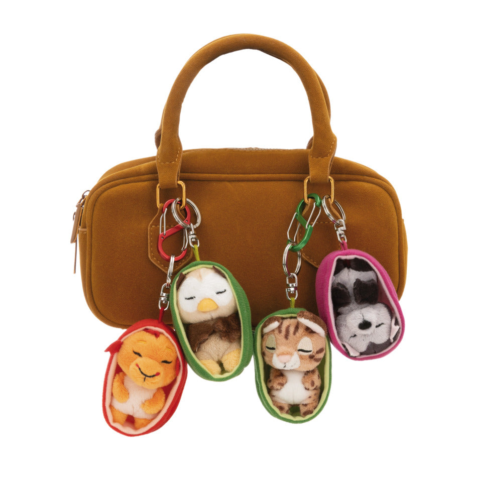 Schlüsselanhänger Sleeping Pets, 8 cm, 12 Designs, 36 Stück NICI 63160 NICI 63160 12 Designs 36 St. im Display