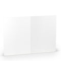 Briefkarte Paperado, B6hd, 220g/m², planliegend, weiß RÖSSLER 16407209 RÖSSLER 16407209  240x169mm gerippt