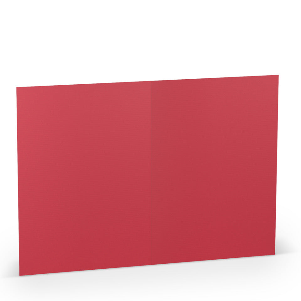 Briefkarte Paperado, B6hd, 220g/m², planliegend, rot RÖSSLER 16407236 RÖSSLER 16407236  240x169mm gerippt