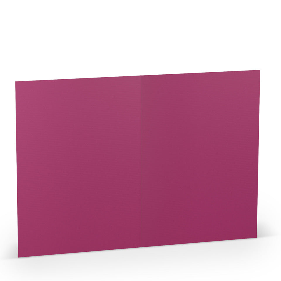 Briefkarte Paperado, B6hd, 220g/m², planliegend, amarena RÖSSLER 16407246 RÖSSLER 16407246  240x169mm gerippt