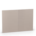 Briefkarte Paperado, B6hd, 220g/m², planliegend, taupe RÖSSLER 16407249 RÖSSLER 16407249  240x169mm gerippt