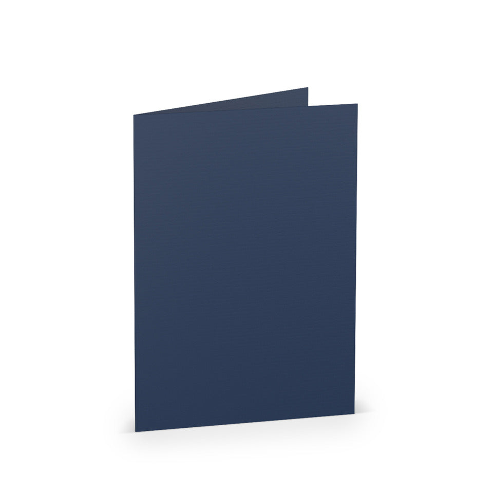 Briefkarte Paperado, A6hd, 220g/m², jeans gerippt RÖSSLER 16400690 RÖSSLER 16400690  105x148mm gerippt