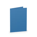 Briefkarte Paperado, A6hd, 220g/m², stahlblau RÖSSLER 16400696 RÖSSLER 16400696  105x148mm gerippt