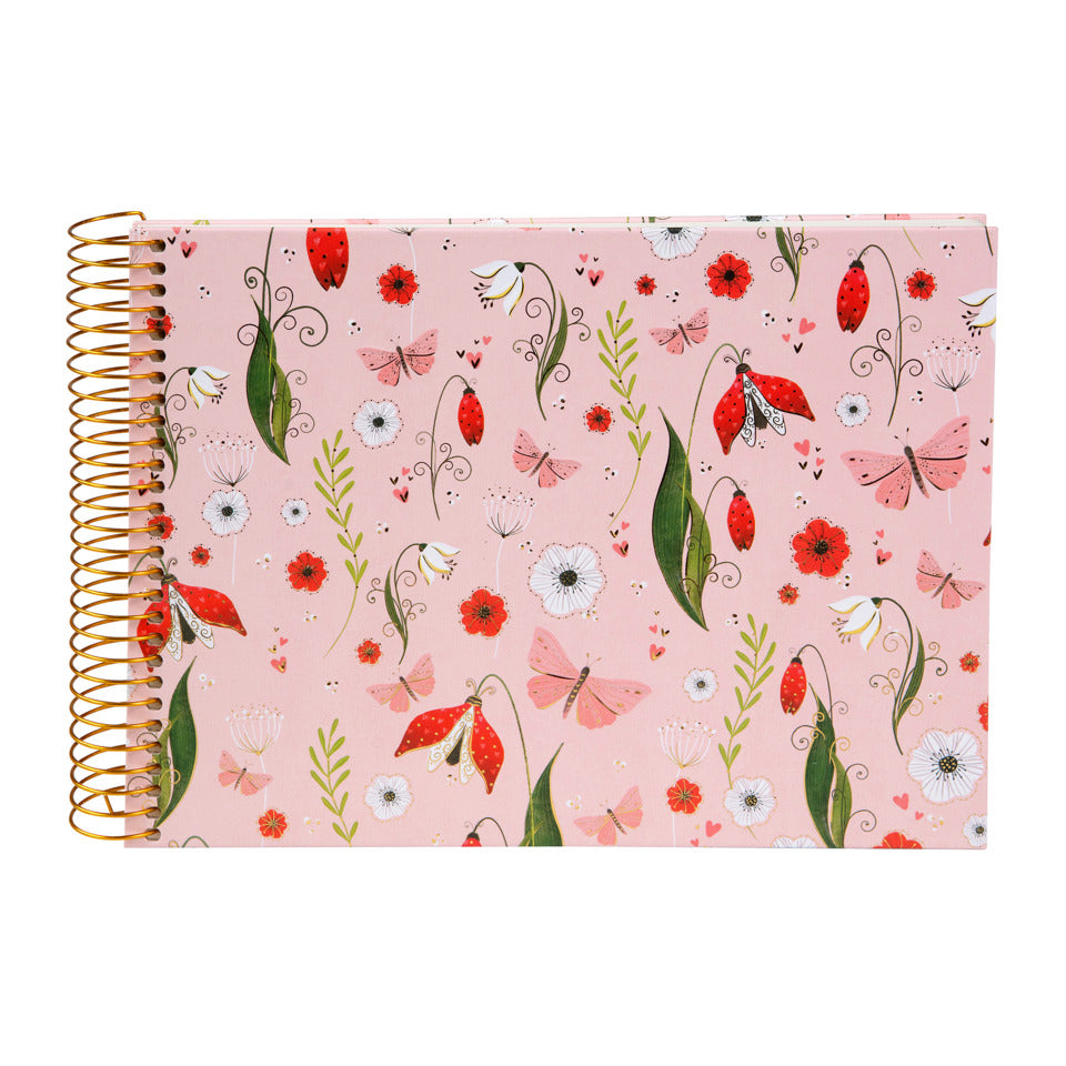 Fotospiralbuch Secret Garden pink, 17 x 23 cm, 40 Seiten TURNOWSKY 20 784 TURNOWSKY 20 784 17x23cm