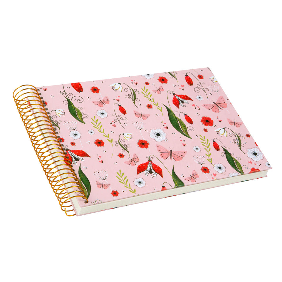 Fotospiralbuch Secret Garden pink, 17 x 23 cm, 40 Seiten TURNOWSKY 20 784 TURNOWSKY 20 784 17x23cm
