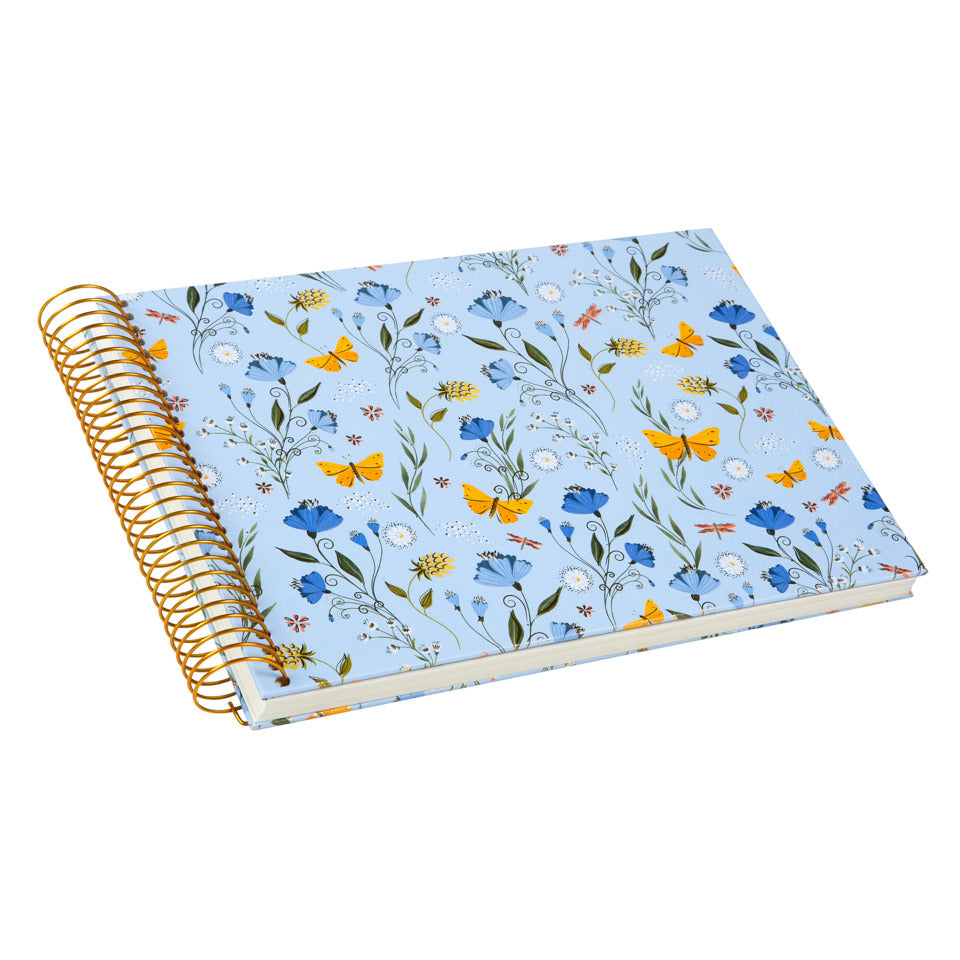 Fotospiralbuch Secret Garden blue, 17 x 23 cm, 40 Seiten TURNOWSKY 20 786 TURNOWSKY 20 786 17x23cm