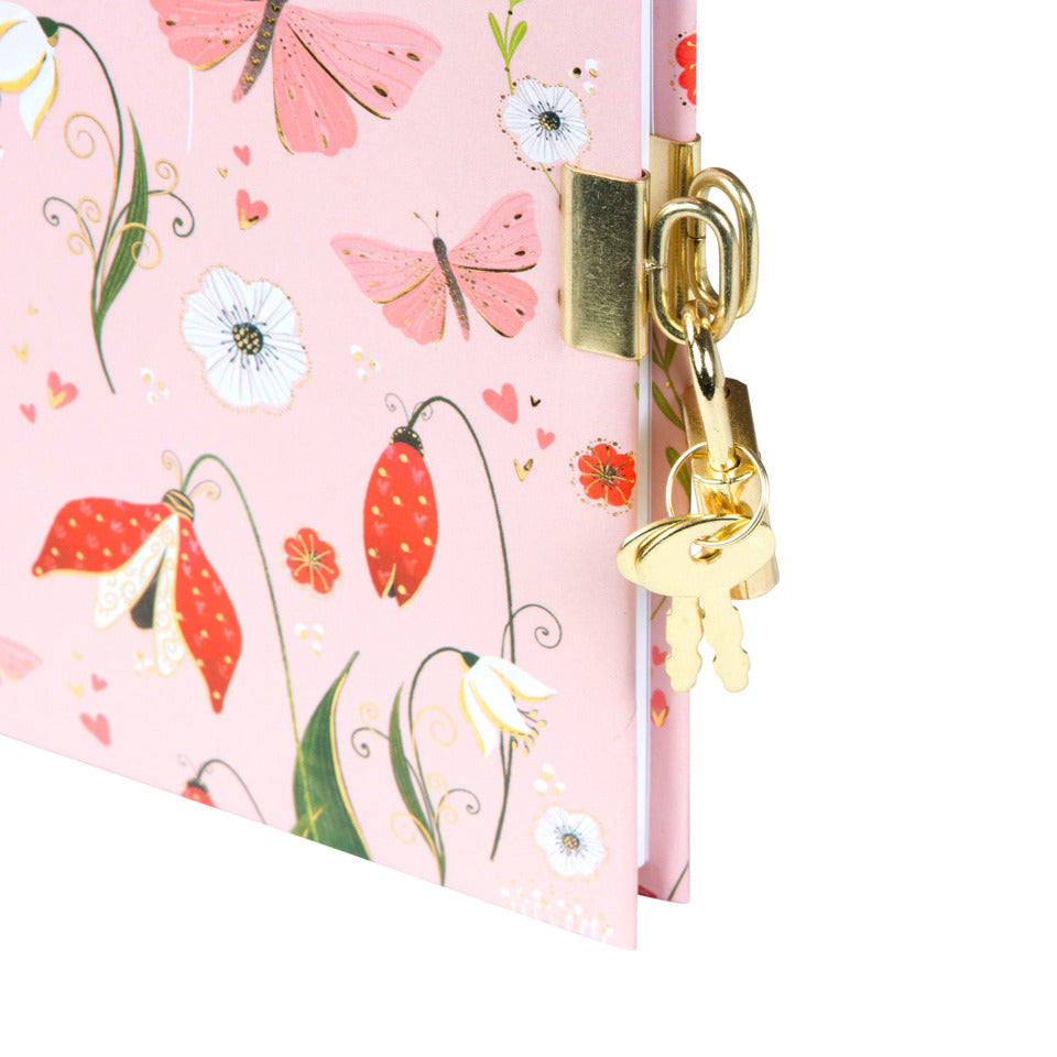 Tagebuch mit Schloss Secret Garden pink, 16,5 x 16,5 cm, 96 Seiten TURNOWSKY 44 784 TURNOWSKY 44 784 16,5x16,5cm