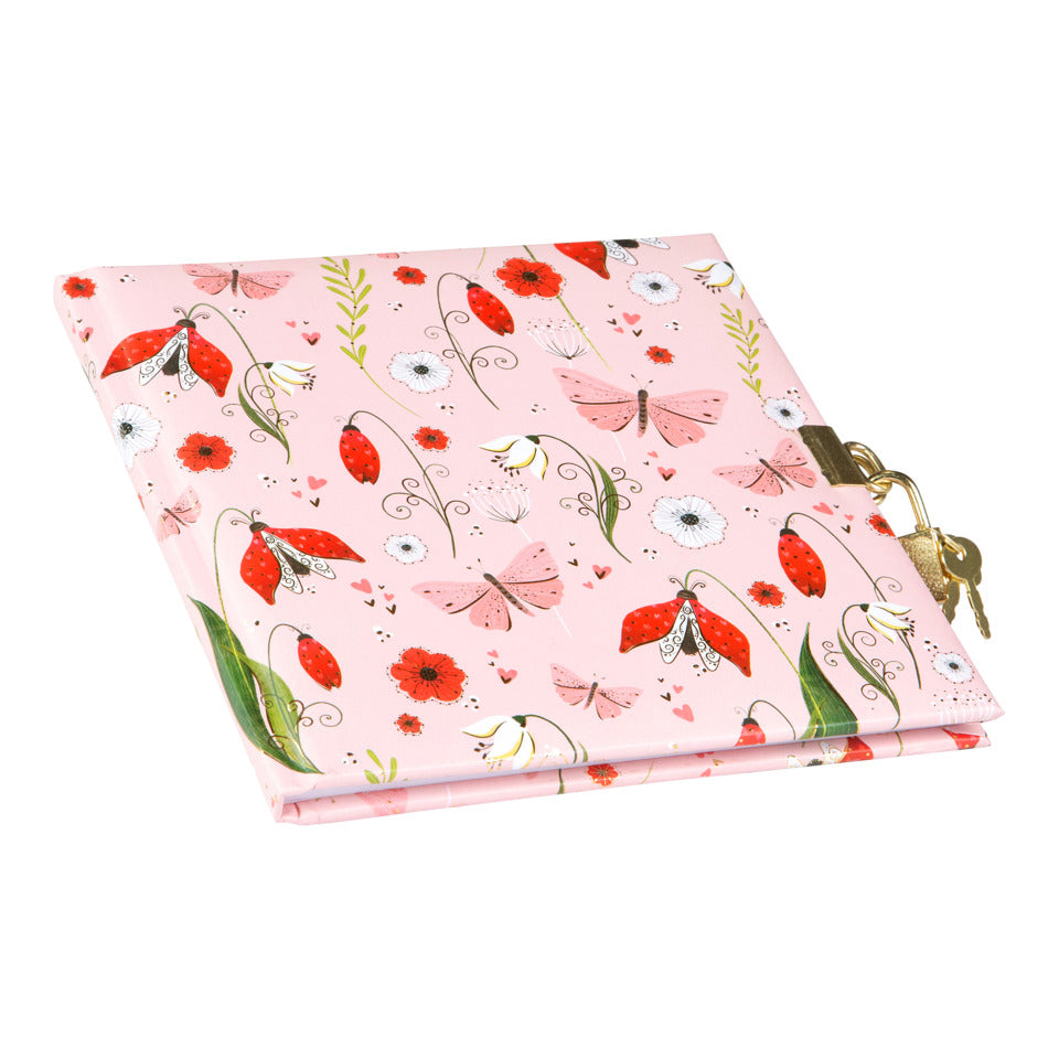 Tagebuch mit Schloss Secret Garden pink, 16,5 x 16,5 cm, 96 Seiten TURNOWSKY 44 784 TURNOWSKY 44 784 16,5x16,5cm
