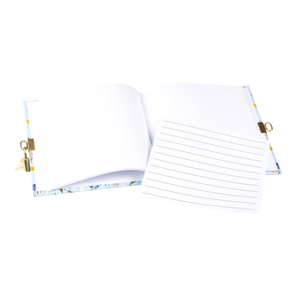 Tagebuch mit Schloss Secret Garden blue, 16,5 x 16,5 cm, 96 Seiten TURNOWSKY 44 786 TURNOWSKY 44 786 16,5x16,5cm