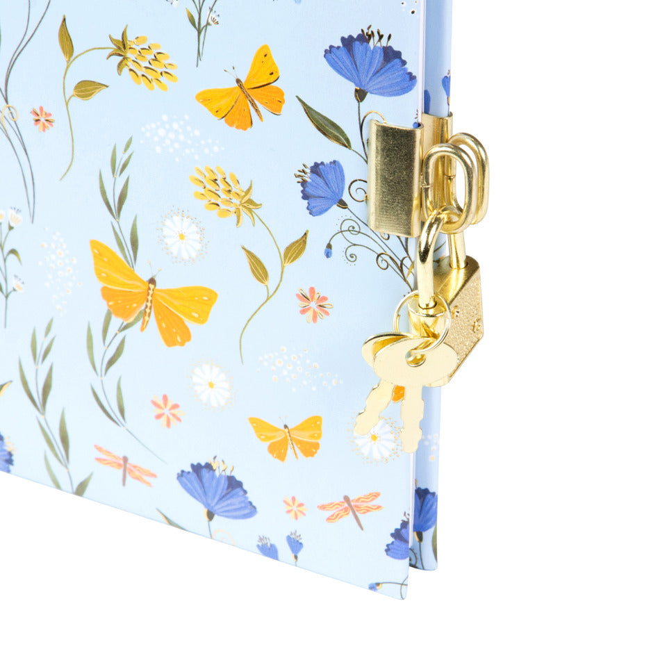 Tagebuch mit Schloss Secret Garden blue, 16,5 x 16,5 cm, 96 Seiten TURNOWSKY 44 786 TURNOWSKY 44 786 16,5x16,5cm