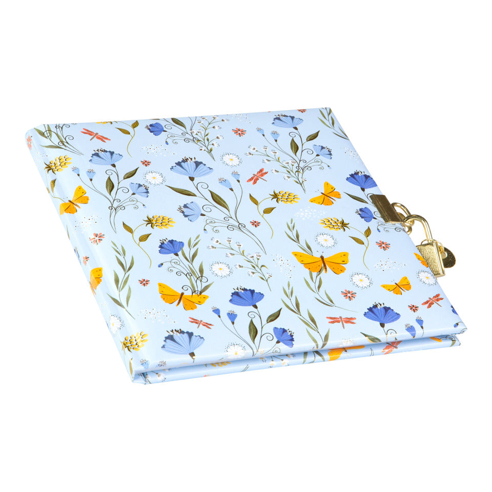 Tagebuch mit Schloss Secret Garden blue, 16,5 x 16,5 cm, 96 Seiten TURNOWSKY 44 786 TURNOWSKY 44 786 16,5x16,5cm