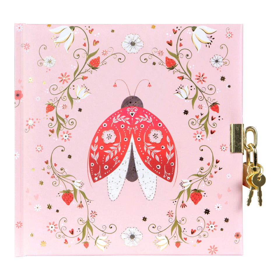 Tagebuch mit Schloss Secret Garden Ornamental Bug, 16,5 x 16,5 cm TURNOWSKY 44 814 TURNOWSKY 44 814 16,5x16,5 Bug