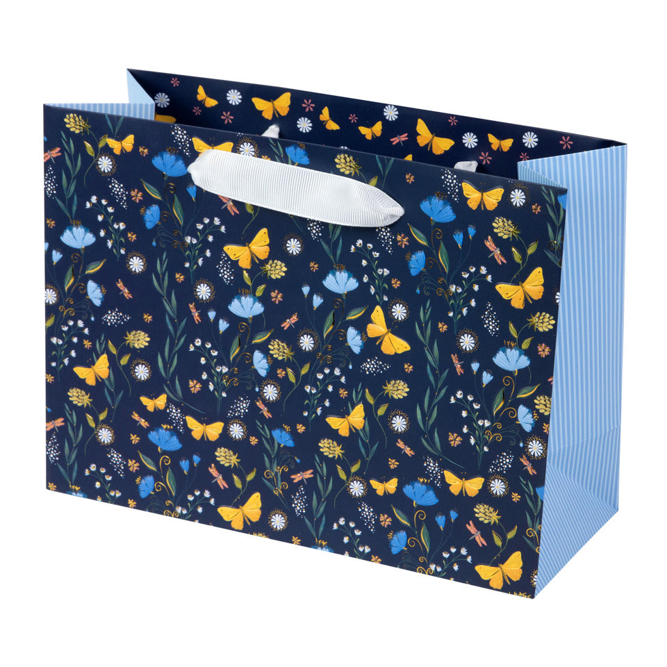 Geschenktragetasche Secret Garden nightblue, 18 x 25 x 10 cm TURNOWSKY 46 586 TURNOWSKY 46 586 18x25x10cm