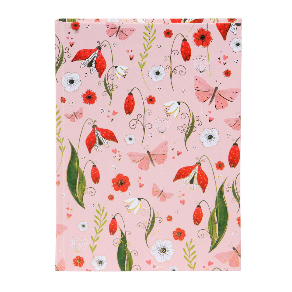 Notizbuch Secret Garden pink, A5, 100 Blatt, blanko TURNOWSKY 64 784 TURNOWSKY 64 784 blanko  A5