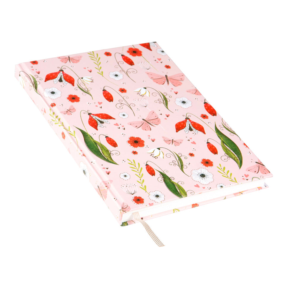 Notizbuch Secret Garden pink, A5, 100 Blatt, blanko TURNOWSKY 64 784 TURNOWSKY 64 784 blanko  A5