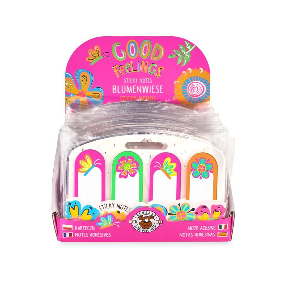 Haftnotizen Sticky Notes Good Feelings, 22 x 58 mm, 4 x 30 Blatt TRENDHAUS 968142 TRENDHAUS 968142 Good Feelings