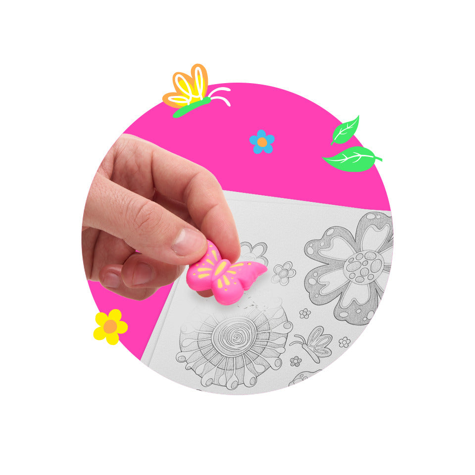 Figurenradierer Good Feelings Blume & Schmetterling, 2 Stück, sortiert TRENDHAUS 968067 TRENDHAUS 968067 Good Feelings