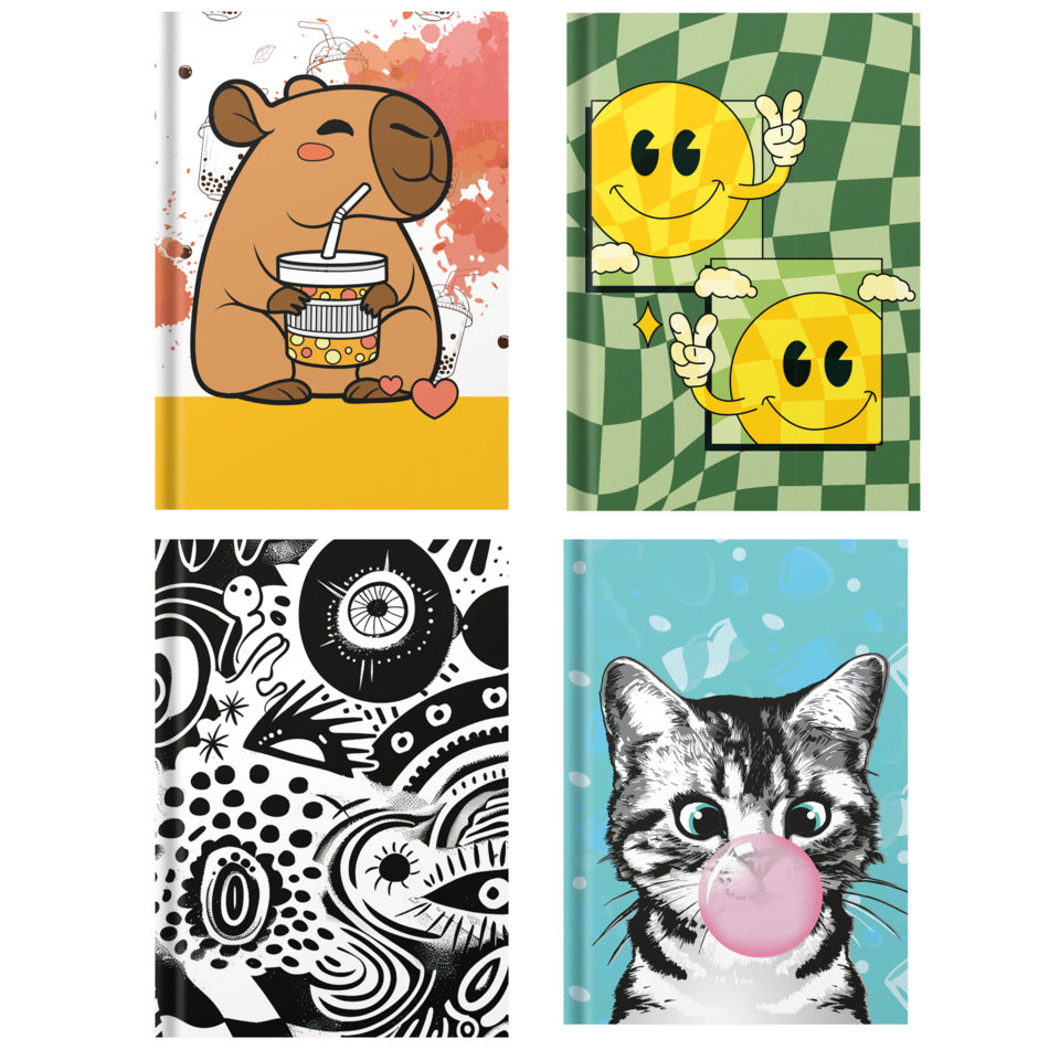 Notizbücher Mini Freunde, 16 Designs, 3 Formate, sortiert RNK 46851 RNK 46851 16Desings 3 Formate