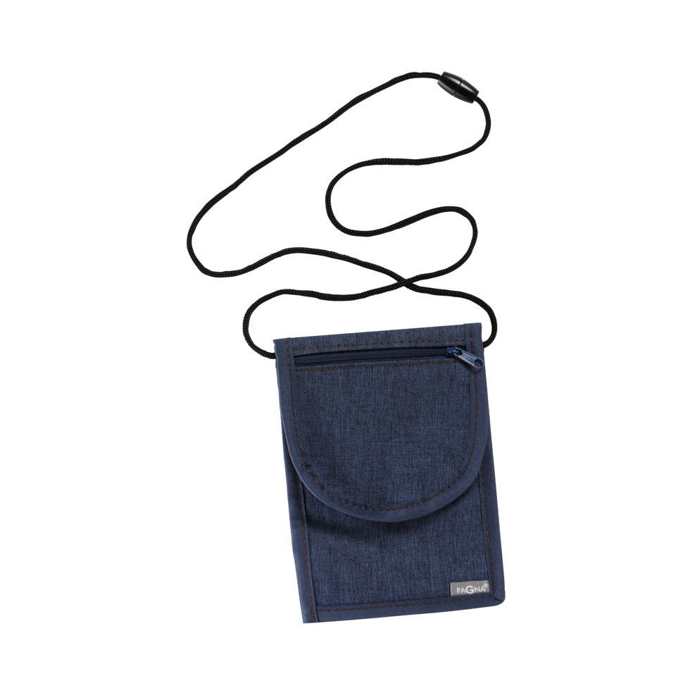 Brustbeutel mit Handytasche denim, 19 x  13 cm, blau PAGNA 99511-06 PAGNA 99511-06 mit Handytasche