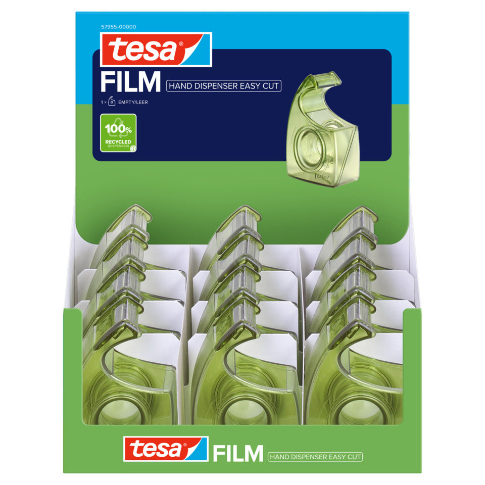 Handabroller EasyCut ecoLogo, 10mx19mm, grün TESA 57955-00000-02 TESA 57955-00000-02 leer eco