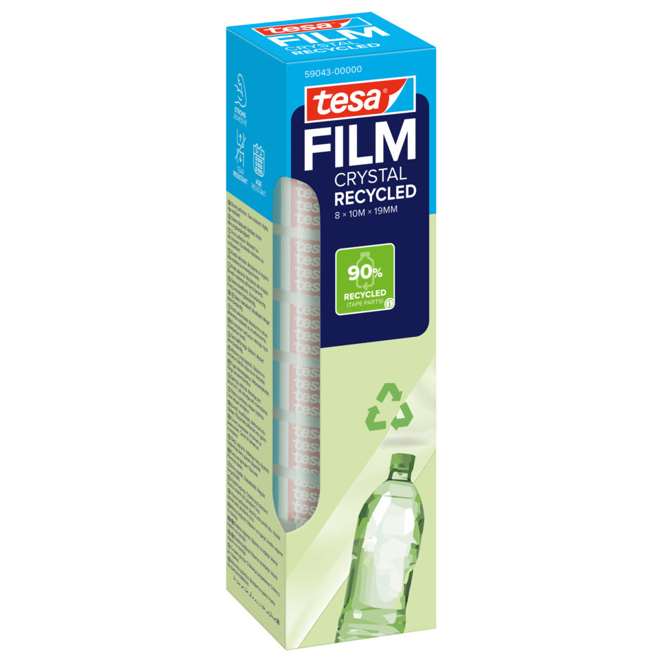Klebefilm tesafilm® eco & crystal, 10mx19mm, 8 Rollen TESA 59043-00000-01 TESA 59043-00000-01 19mm x10m Tower
