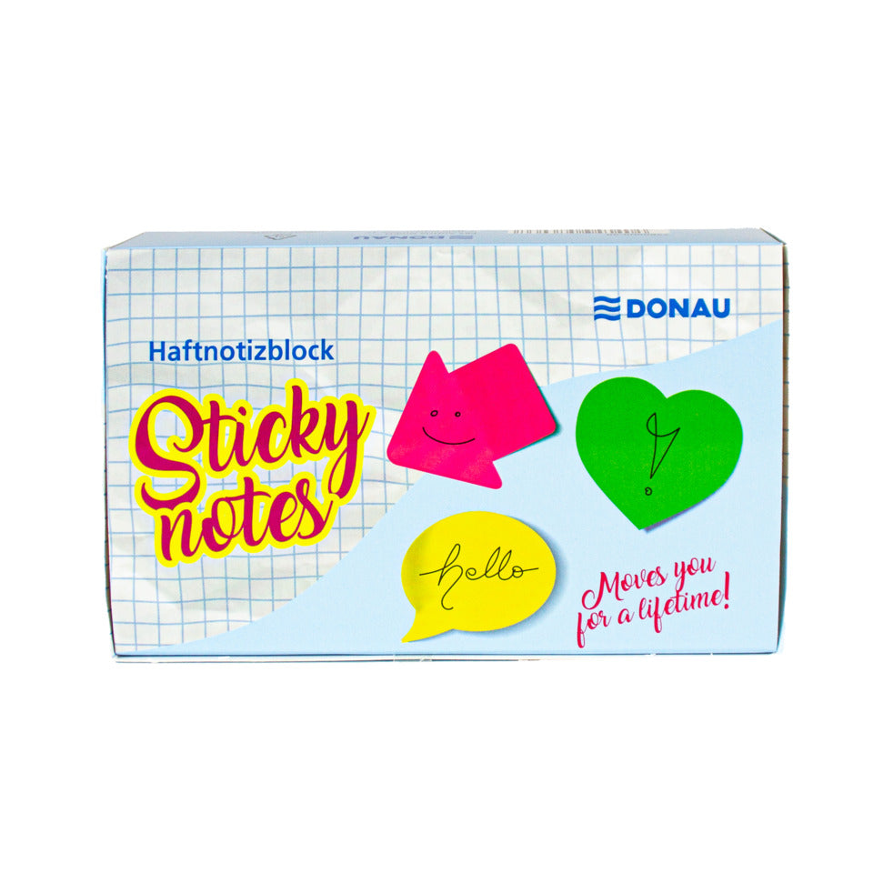 Haftnotizblock Sticky Notes, sortiert DONAU 7580000-99