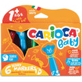 Baby Teddy Fasermaler, 6 Stück CARIOCA CA42815 CARIOCA CA42815 ab 12 Monate