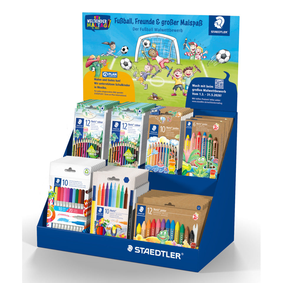 Thekendisplay 58 Etui Weltkinder Maltag 2026 STAEDTLER 61 WKCD-3