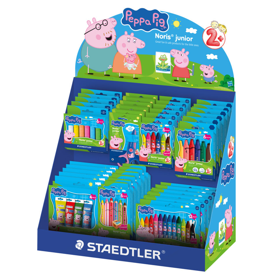 Thekendisplay Noris junior Peppa Pig, sortiert STAEDTLER 61 CA L1