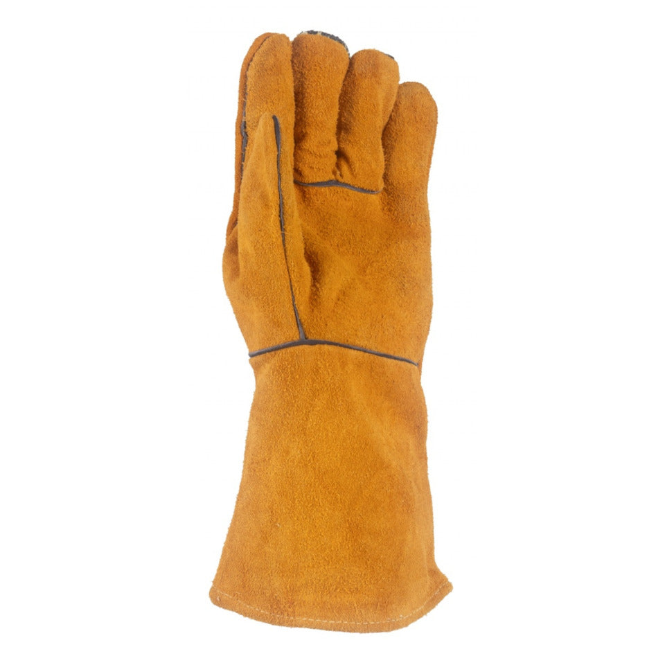 Schutzhandschuh, Größe 10 = XL, Ziegenleder, gold DONAU 32185831-10 DONAU 32185831-10 WIG-Schw.Ziegenleder