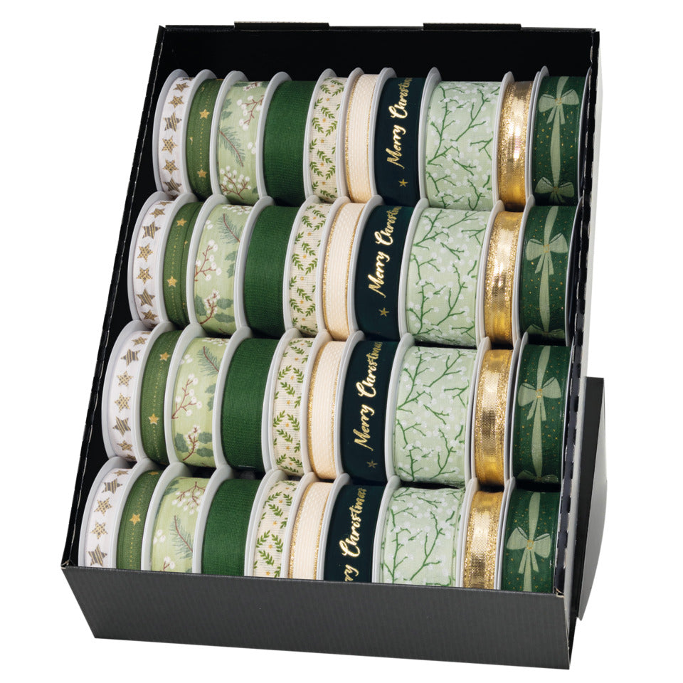 Weihnachts-Zierbandpräsenter, 40-teilig, sortiert GOLDINA Z725 099 94 0040