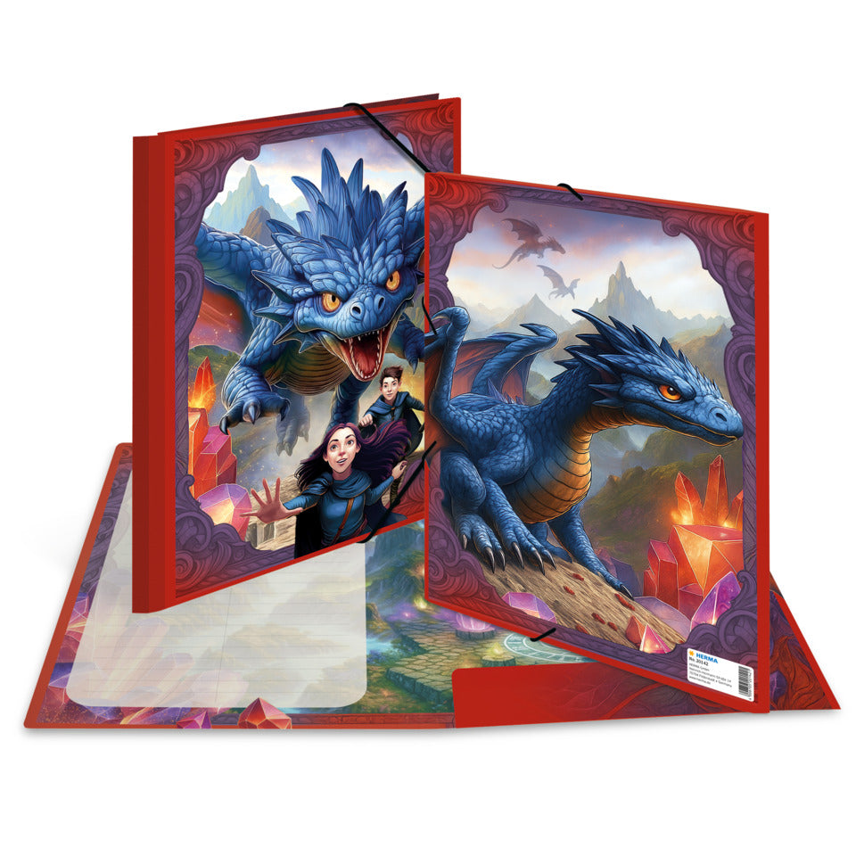 Sammelmappe Dragon, A4, Karton HERMA 20142