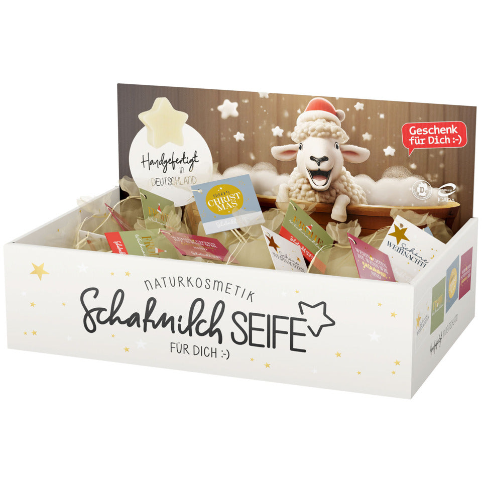 Schafmilchseife Schöne Weihnachten, 25g, sortiert FÜR DICH 126120 FÜR DICH 126120 Stern 25g
