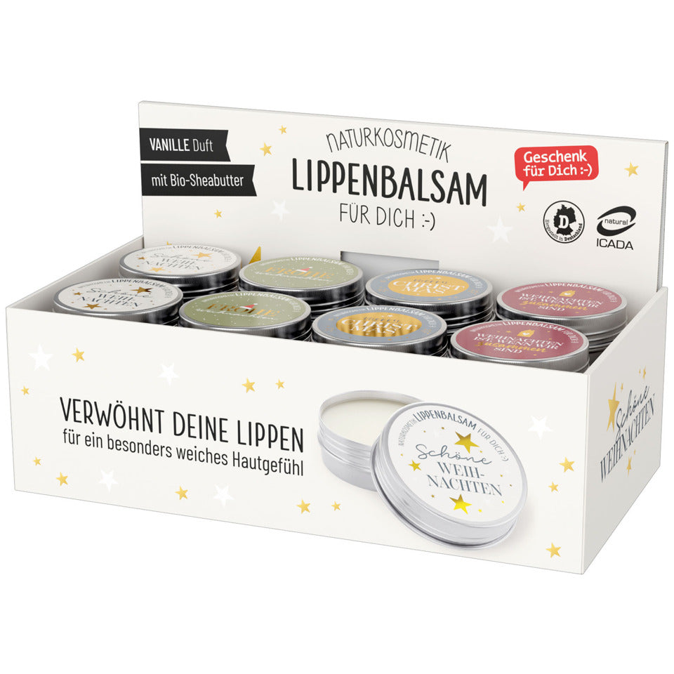 Lippenpflege Schöne Weihnachten, 10g, sortiert FÜR DICH 1281201 FÜR DICH  Stern 25g 1281201