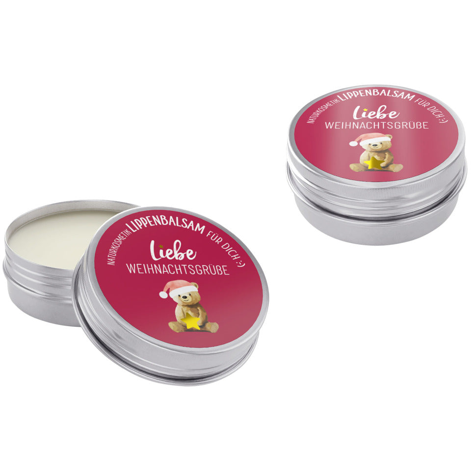 Lippenpflege Happy Xmas, 10g, sortiert FÜR DICH 128160 FÜR DICH 128160 10g Dose