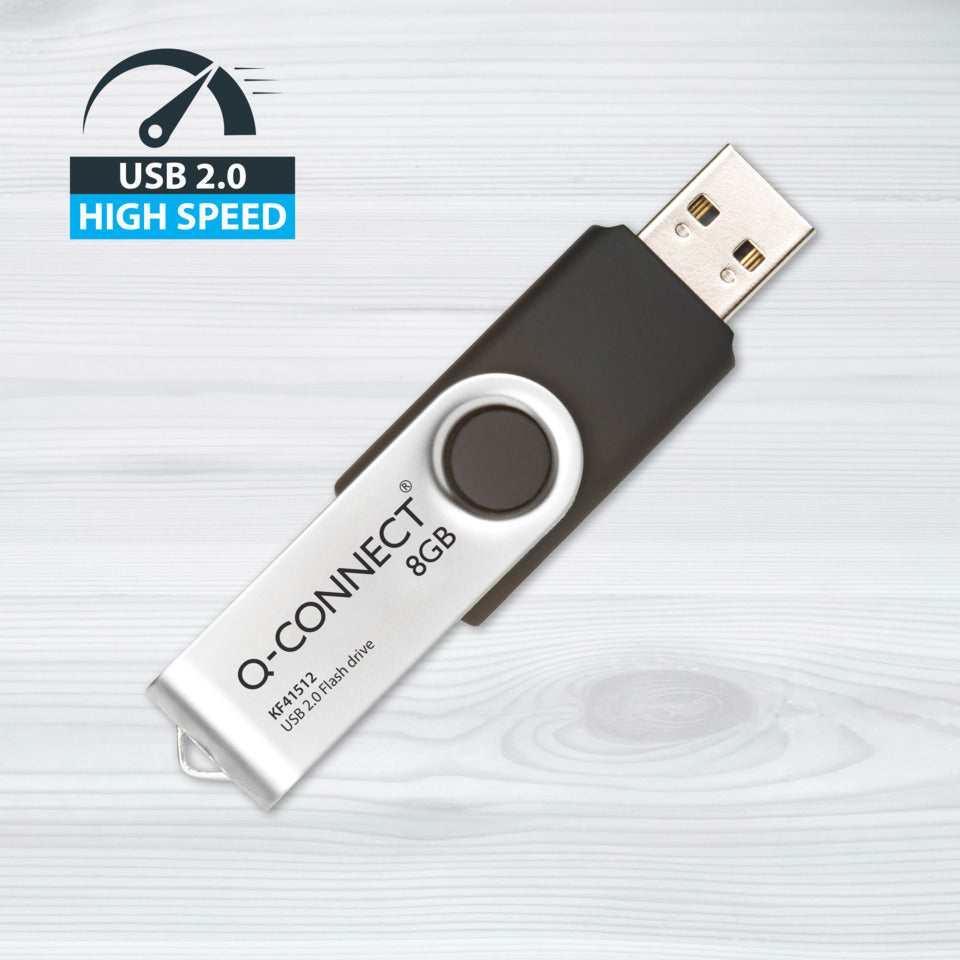 USB Stick 2.0 high speed, 8 GB Q-CONNECT KF41512 Q-CONNECT KF41512 8GB