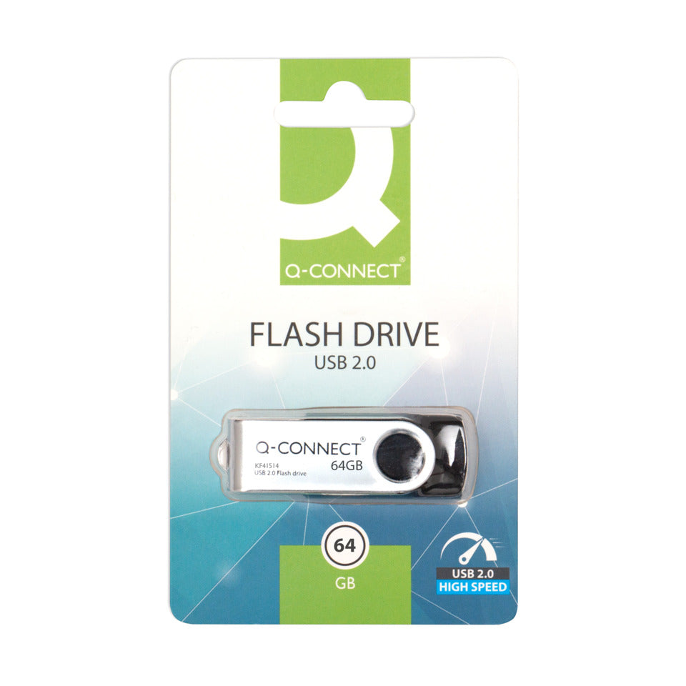 USB Stick 2.0 high speed, 64 GB Q-CONNECT KF41514 Q-CONNECT KF41514 64GB