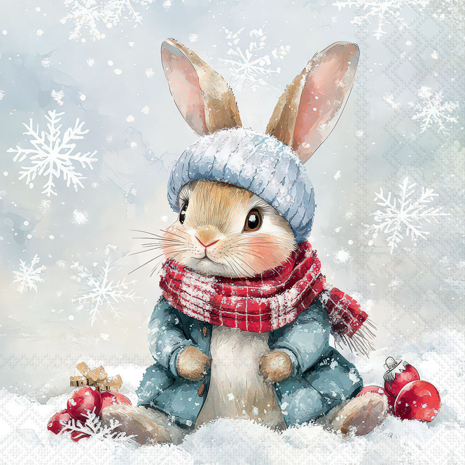 Weihnachts-Motivserviette Bugsy, 25 x 25 cm, 3-lagig, 20 Stück AMBIENTE 32520980 AMBIENTE 32520980 20ST