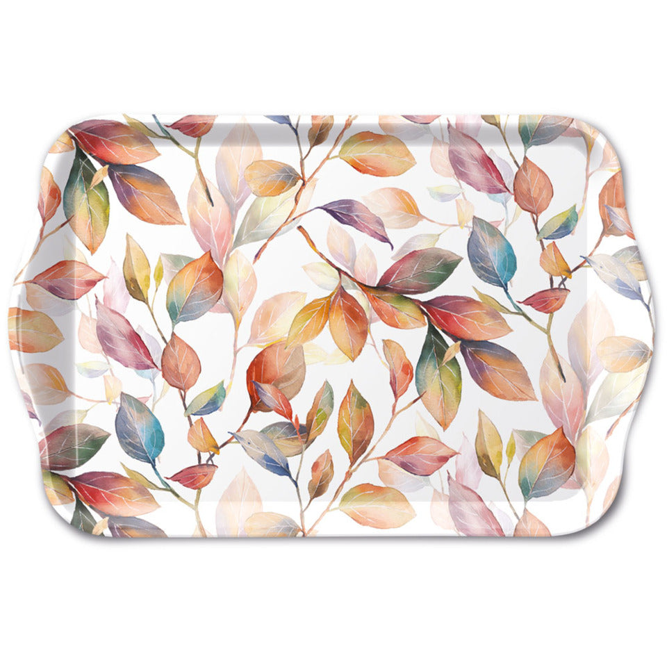 Tablett bunte Blätter, 13 x 21 cm AMBIENTE 13720830