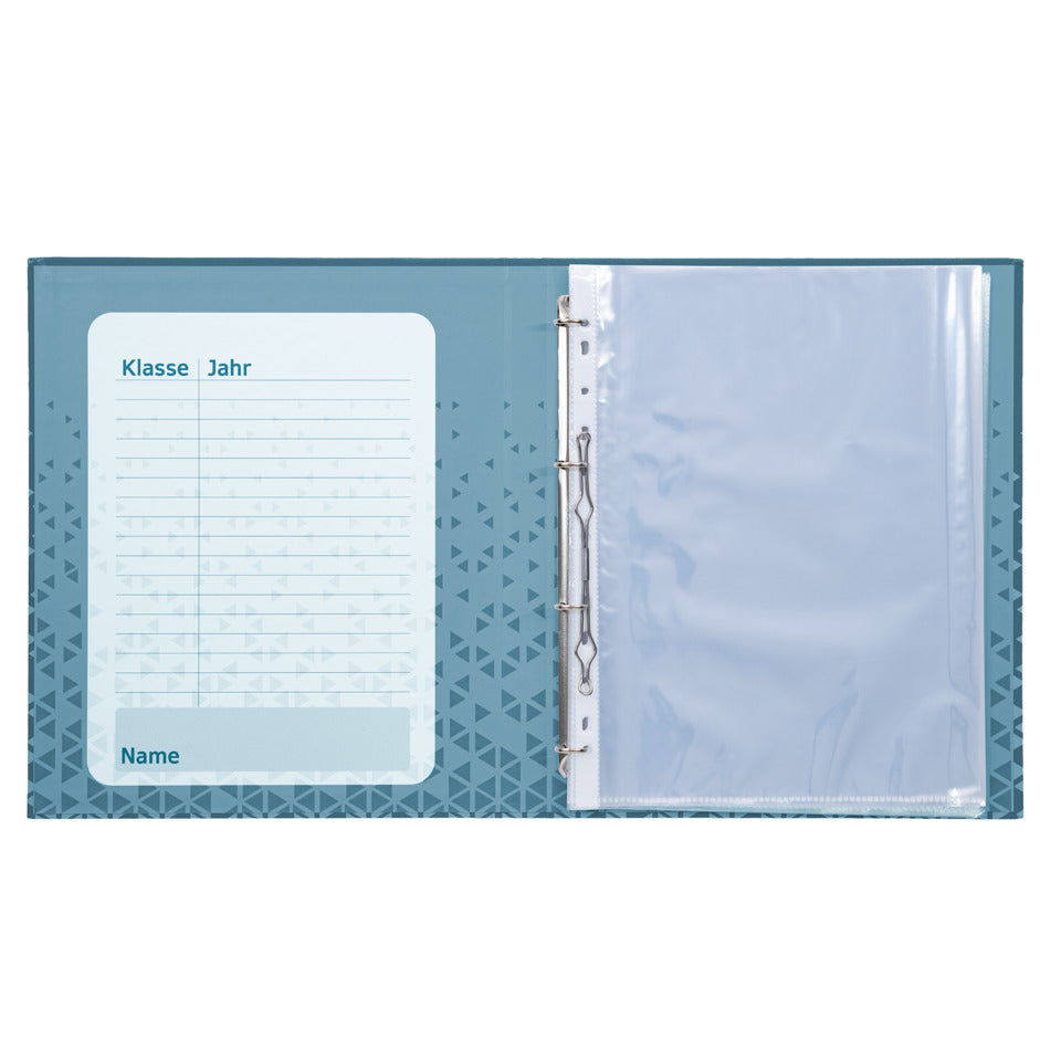 Zeugnis-Ringbuch, A4, 4-Ringe, 10 Hüllen, blau HERMA 20158 HERMA 20158  incl. 10 Hüllen, A4/4R.